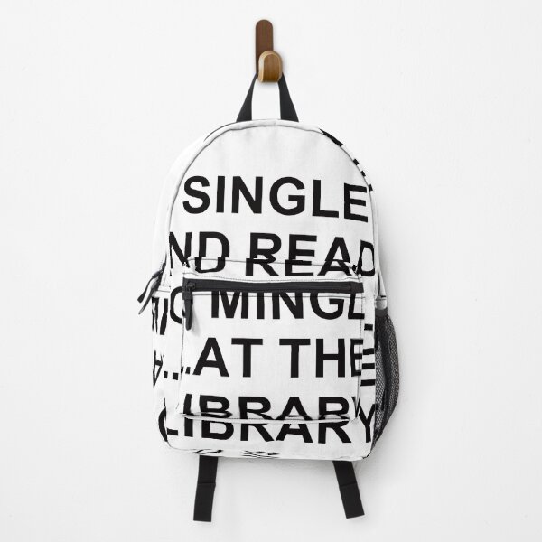 Item preview, Single And Ready To Mingle ... At The Library. designed and sold by EunsooLee.