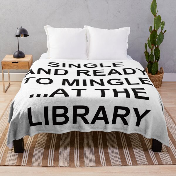 Item preview, Single And Ready To Mingle ... At The Library. designed and sold by EunsooLee.