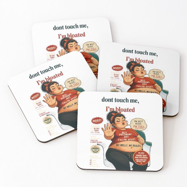 Item preview, don't touch me I'm bloated designed and sold by LaughandLaugh.