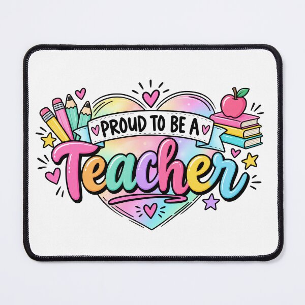Item preview, Proud to Be a Teacher T-Shirt | Colourful Teacher Gift designed and sold by MotivatEd Learners.