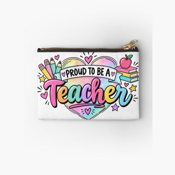 Item preview, Proud to Be a Teacher T-Shirt | Colourful Teacher Gift designed and sold by MotivatEd Learners.