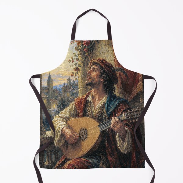 Item preview, The Wandering Troubadour painting. designed and sold by GalleryKauffeld.