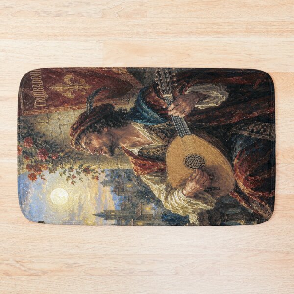 Item preview, The Wandering Troubadour painting. designed and sold by GalleryKauffeld.