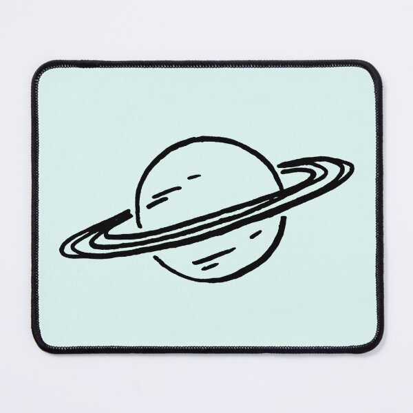 Item preview, Vintage Saturn Planet Celestial Line Art designed and sold by jianina-alondra.