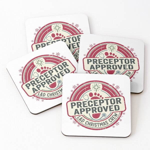 Item preview, Preceptor Approved L&D Christmas Crew Labor and Delivery Nurse Stamp Graphic designed and sold by raedattia.