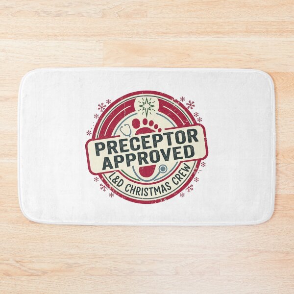 Item preview, Preceptor Approved L&D Christmas Crew Labor and Delivery Nurse Stamp Graphic designed and sold by raedattia.