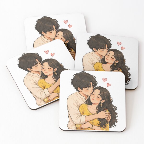 Item preview, Romantic Couple Love Kiss designed and sold by Charul2dartist.