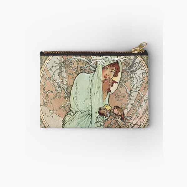 Item preview, Alphonse Mucha The Seasons Winter designed and sold by maniacfitness.