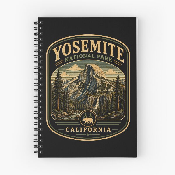 Item preview, Yosemite National Park - California  designed and sold by GoodOldVintage.