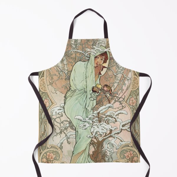 Item preview, Alphonse Mucha The Seasons Winter designed and sold by maniacfitness.