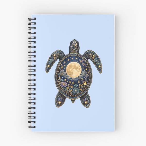 Item preview, Moonlit Sea Turtle | Ocean Moonlight Art Collection designed and sold by Zaru Art Studio.