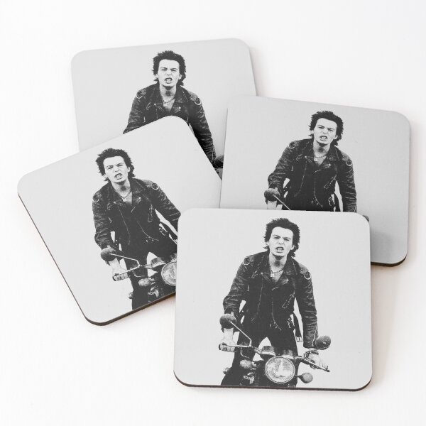 Item preview, sid vicious riding honda cb350 designed and sold by ChimyandFunky.