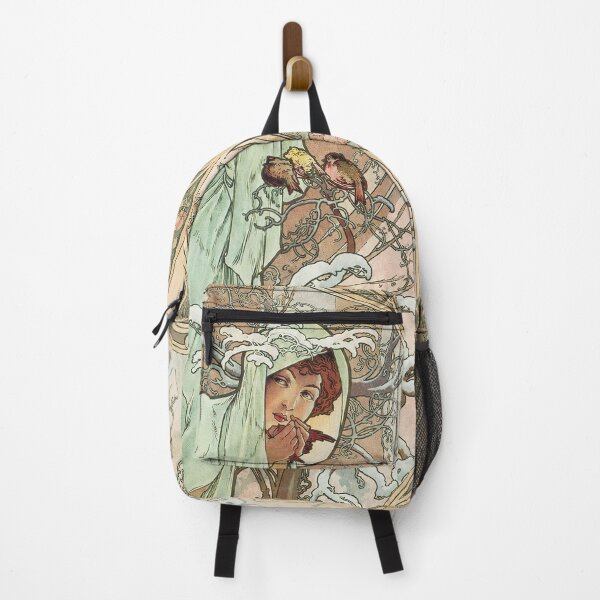 Item preview, Alphonse Mucha The Seasons Winter designed and sold by maniacfitness.