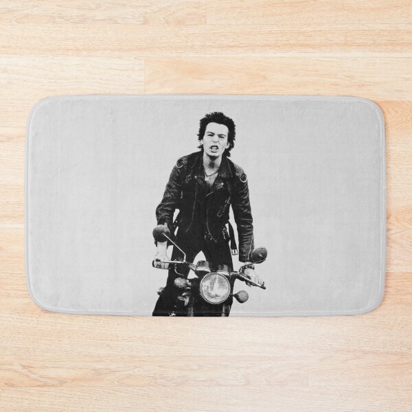 Item preview, sid vicious riding honda cb350 designed and sold by ChimyandFunky.