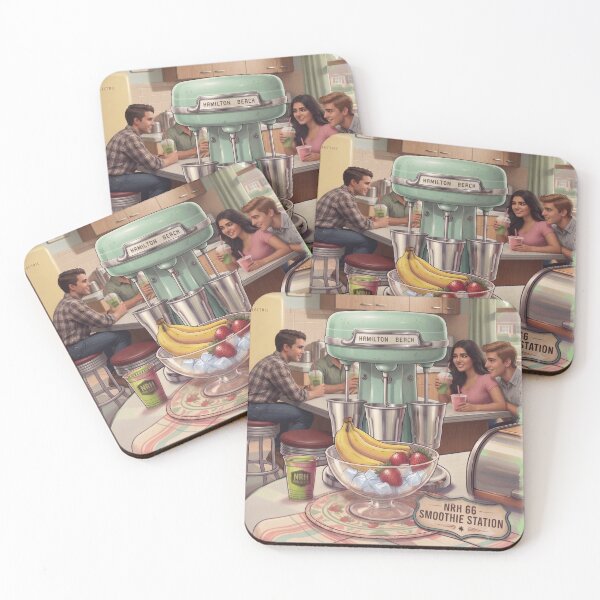 Item preview, Station de Smoothie Rétro Années 50 Vintage Diner designed and sold by Normandy Road Heritage.