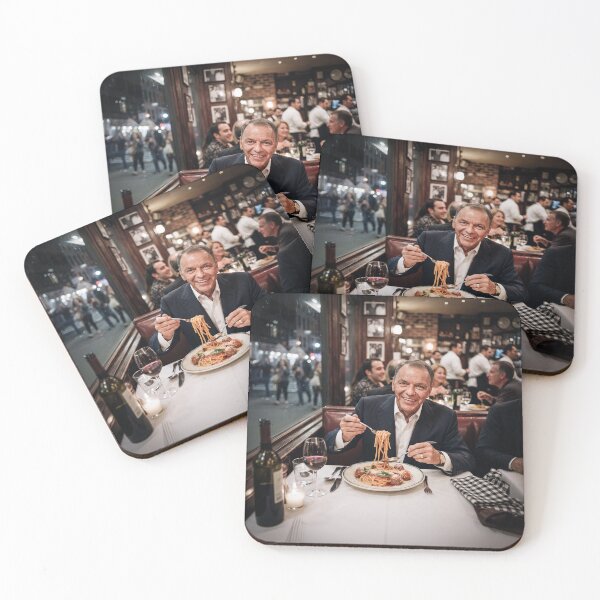 Item preview, Frank Sinatra Eating Spaghetti And Meatballs designed and sold by Home Decor Art.