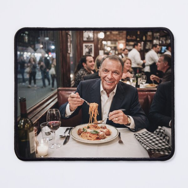 Item preview, Frank Sinatra Eating Spaghetti And Meatballs designed and sold by Home Decor Art.
