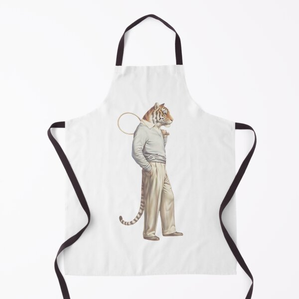 Item preview, Dapper Tiger Tennis Player ⭐⭐⭐⭐⭐ designed and sold by Redbubble-Gulf.