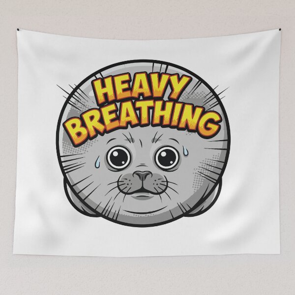 Item preview, Heavy Breathing Pop Art Baikal Seal Comic designed and sold by Arc2020.