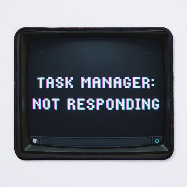 Item preview, Task Manager Not Responding Retro Monitor  designed and sold by wuubby.