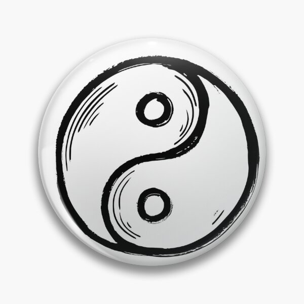 Item preview, Vintage Yin Yang Balance Symbol Line Art designed and sold by jianina-alondra.