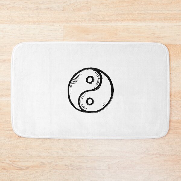 Item preview, Vintage Yin Yang Balance Symbol Line Art designed and sold by jianina-alondra.