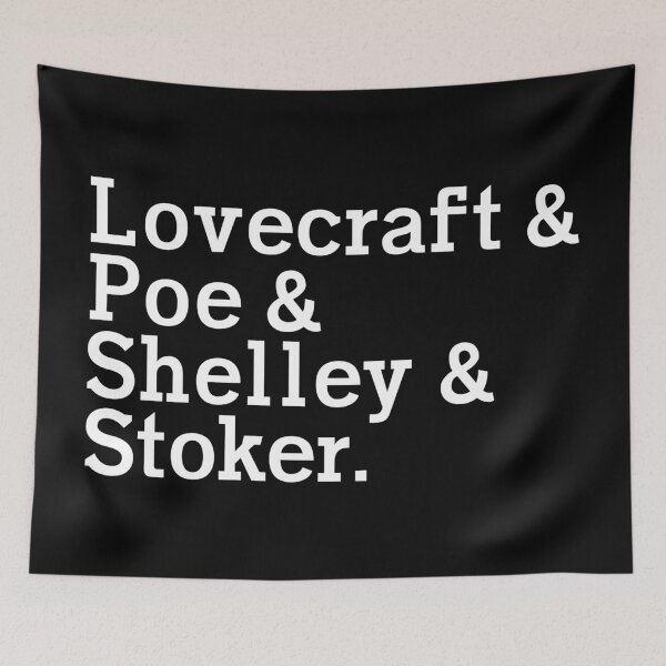 Item preview, Lovecraft Poe Shelley & Stoker - Gothic Horror Writers designed and sold by humnoo.