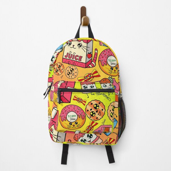 Item preview, Kawaii Snack Food Doodle Pattern designed and sold by suha-art.