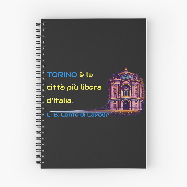 Item preview, Torino Cavour Synthwave Sabaude Quotes designed and sold by Torinostalgia.