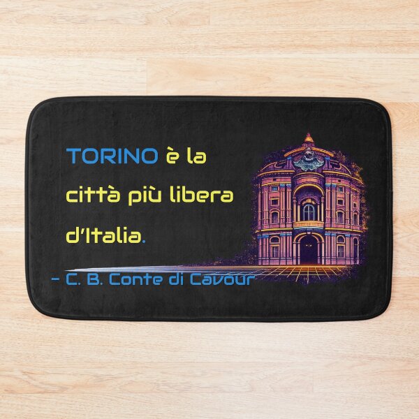 Item preview, Torino Cavour Synthwave Sabaude Quotes designed and sold by Torinostalgia.
