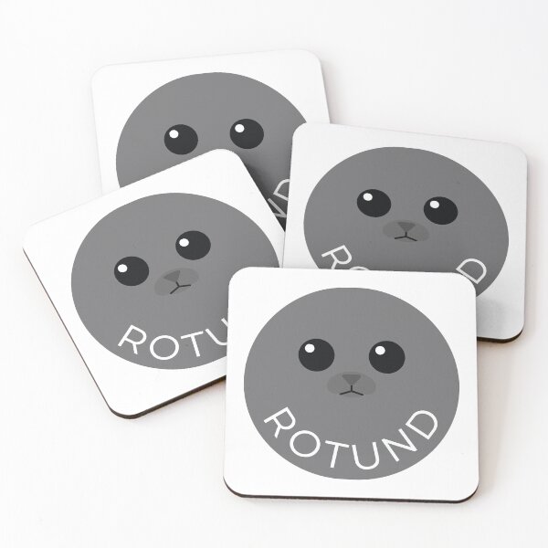 Item preview, Rotund Minimalist Baikal Seal Round Art designed and sold by Arc2020.