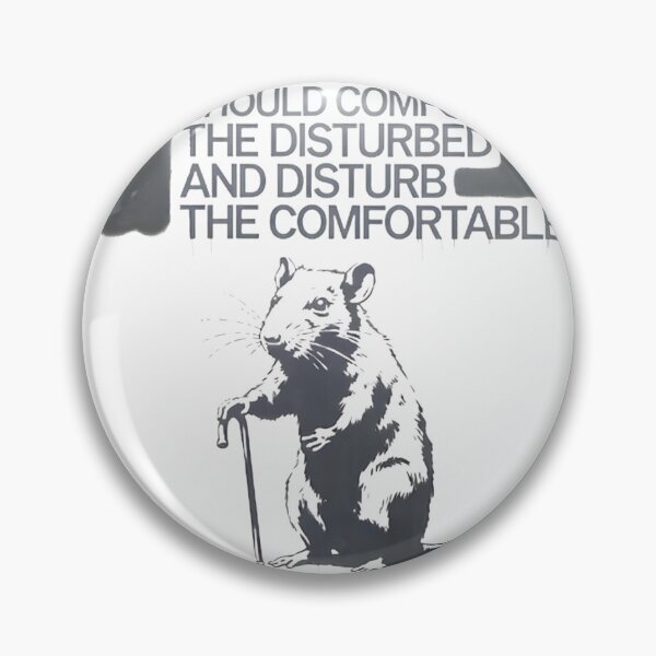 Item preview, Art Comfort Disturb Quote Rat Cane ⭐⭐⭐⭐⭐ designed and sold by Redbubble-Gulf.