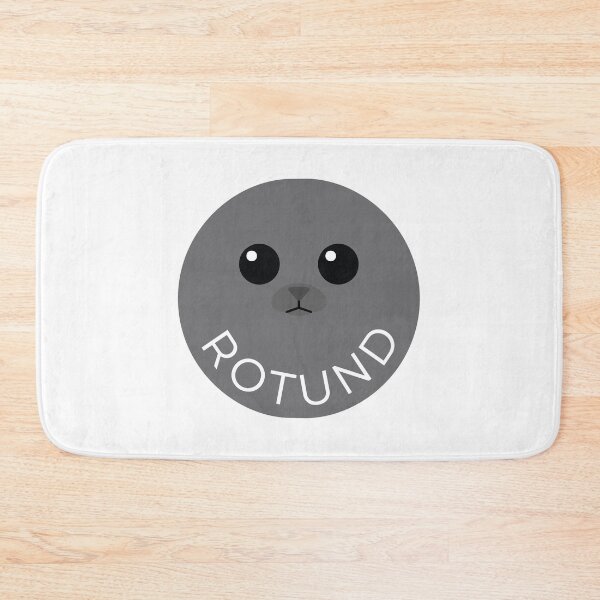 Item preview, Rotund Minimalist Baikal Seal Round Art designed and sold by Arc2020.