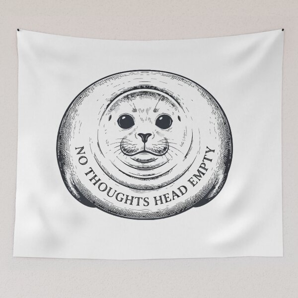 Item preview, No Thoughts Head Empty Vintage Baikal Seal designed and sold by Arc2020.