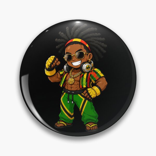 Item preview, Chibi Dee Jay Street Fighter 6 | SF6 Fanart designed and sold by bapupa.