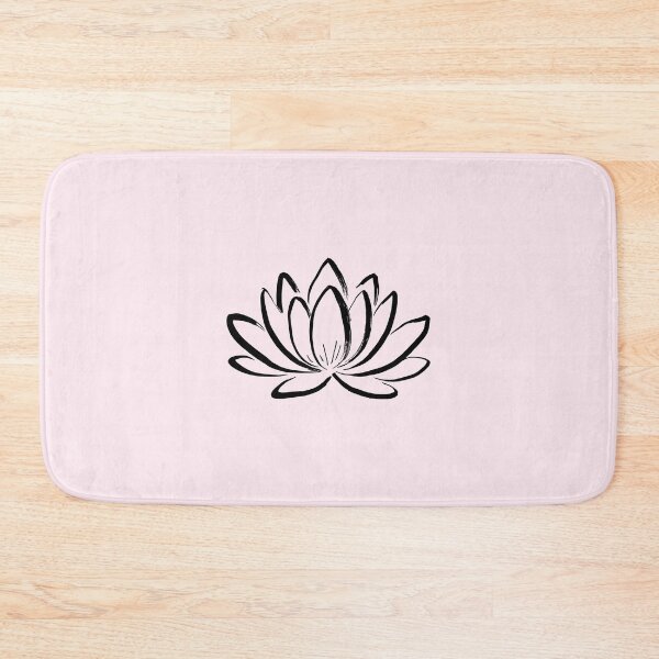 Item preview, Lotus Flower Spiritual Zen Line Art designed and sold by jianina-alondra.