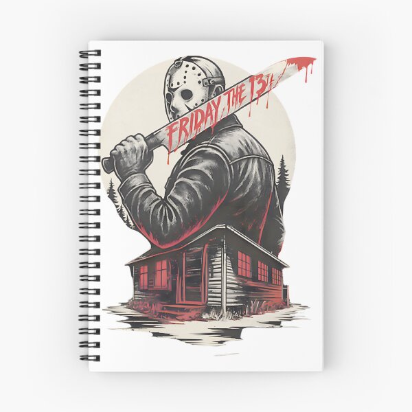 Item preview, Horror Masked Killer Cabin Retro Art ⭐⭐⭐⭐⭐ designed and sold by Redbubble-Gulf.