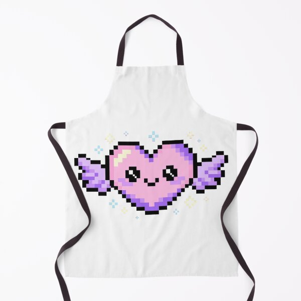 Item preview, Kawaii Pixel Heart With Angel Wings - Extra Life - Pastel 8Bit Gaming Sticker designed and sold by Petringo.