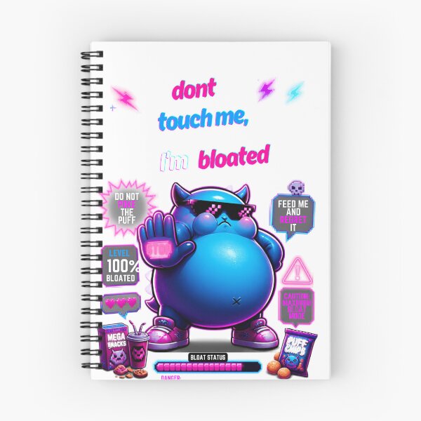 Item preview, don't touch me I'm bloated designed and sold by LaughandLaugh.