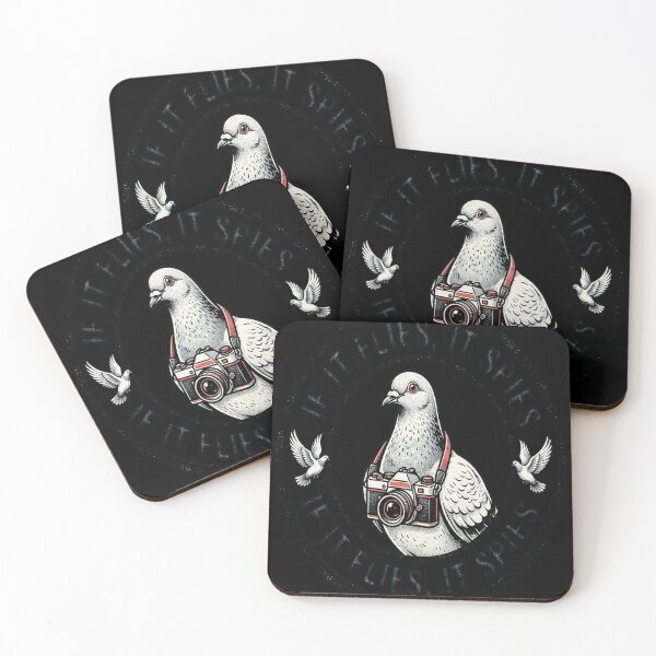 Item preview, If It Flies It Spies - Funny Birds designed and sold by catrizmorkess.