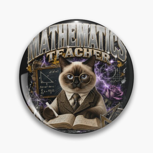 Item preview, Mathematics Teacher Siamese Cat Vintage Graphic T-Shirt | Funny Math Professor Cat Algebra STEM Teacher Gift designed and sold by illeN-Art-World.