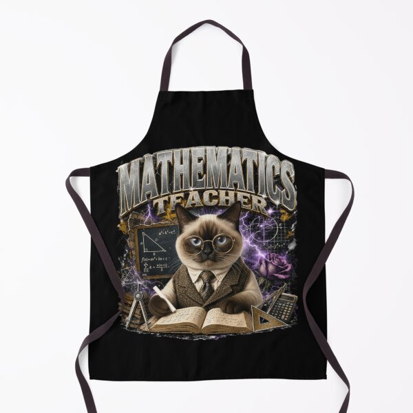 Item preview, Mathematics Teacher Siamese Cat Vintage Graphic T-Shirt | Funny Math Professor Cat Algebra STEM Teacher Gift designed and sold by illeN-Art-World.