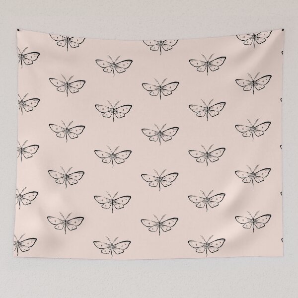 Item preview, Celestial Moth Mystical Vintage Line Art designed and sold by jianina-alondra.