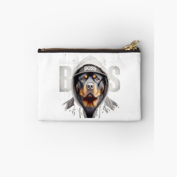 Item preview, Rottweiler The Boss Cool Dog Hoodie Art ⭐⭐⭐⭐⭐ designed and sold by Redbubble-Gulf.