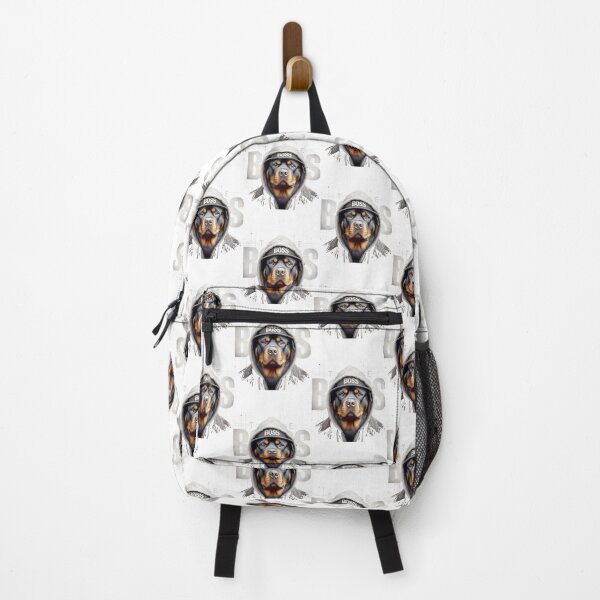 Item preview, Rottweiler The Boss Cool Dog Hoodie Art ⭐⭐⭐⭐⭐ designed and sold by Redbubble-Gulf.