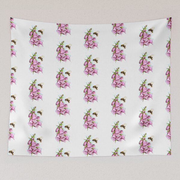Item preview, Bee and Foxglove designed and sold by Teri Sherman.