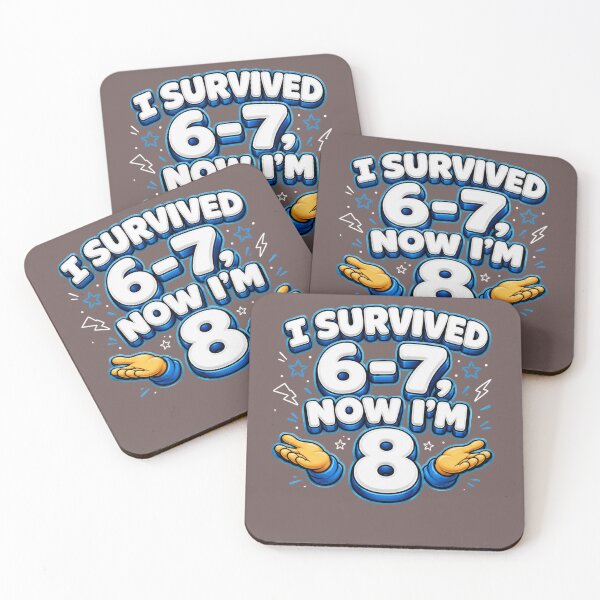 Item preview, I Survived 6-7 Now I'm 8 Funny 8th Birthday Design designed and sold by Lariva.