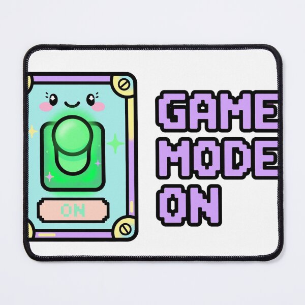 Item preview, Kawaii Gamer Mode ON Switch - Pastel Pixel Gaming Sticker - Funny Gamer designed and sold by Petringo.