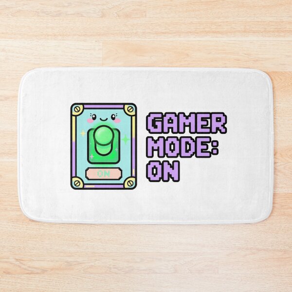 Item preview, Kawaii Gamer Mode ON Switch - Pastel Pixel Gaming Sticker - Funny Gamer designed and sold by Petringo.