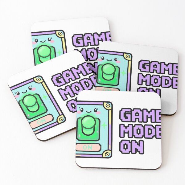 Item preview, Kawaii Gamer Mode ON Switch - Pastel Pixel Gaming Sticker - Funny Gamer designed and sold by Petringo.